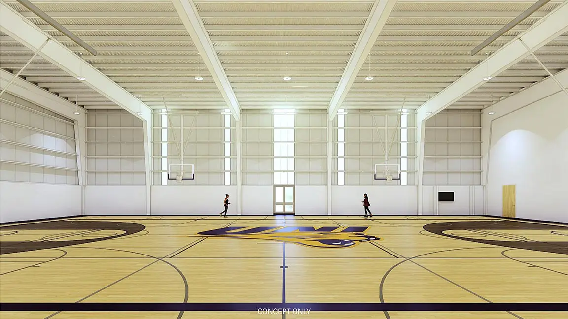 Court Sports Training Facility Rendering